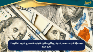 «رسميًا الآن».. سعر الدولار يرتفع مقابل الجنيه المصري اليوم الاثنين 12 مايو 2025